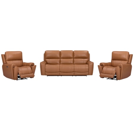 Power Reclining Sofa & Two Recliners Set