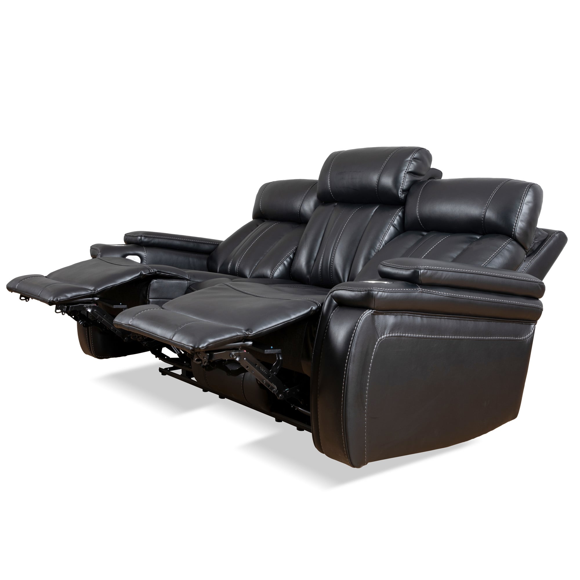 PH Royce MROY832PHMID Contemporary Power Reclining Sofa with Drop