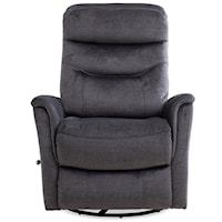 Casual Swivel-Glider Manual Recliner with Articulating Headrest