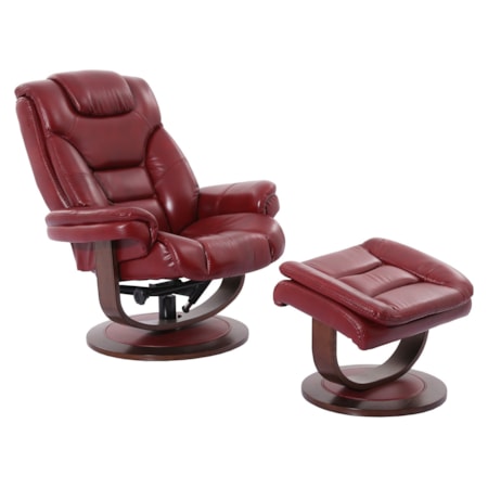 Swivel Recliner &amp; Ottoman