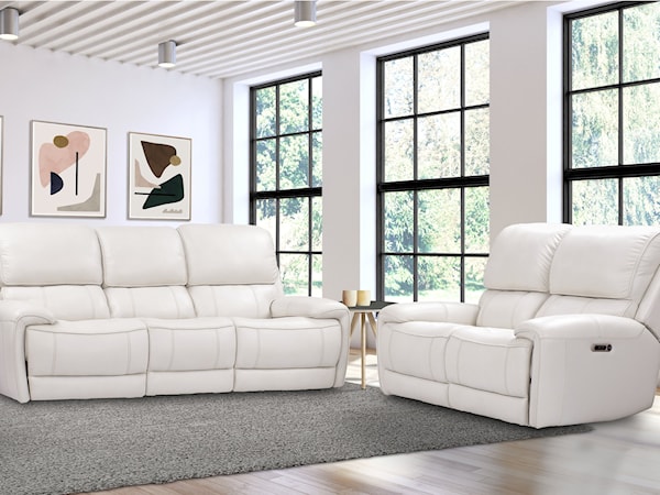 Power Sofa and Loveseat Set