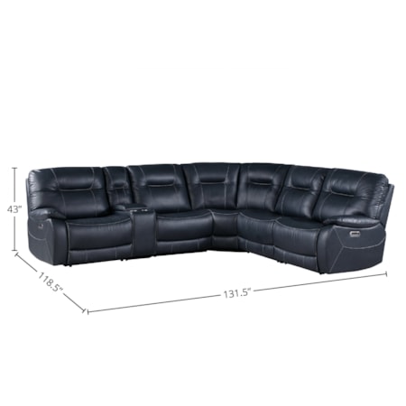 Power Reclining Sectional Sofa