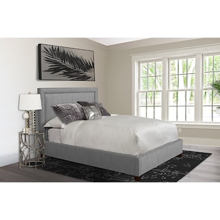 Contemporary Queen Upholstered Bed