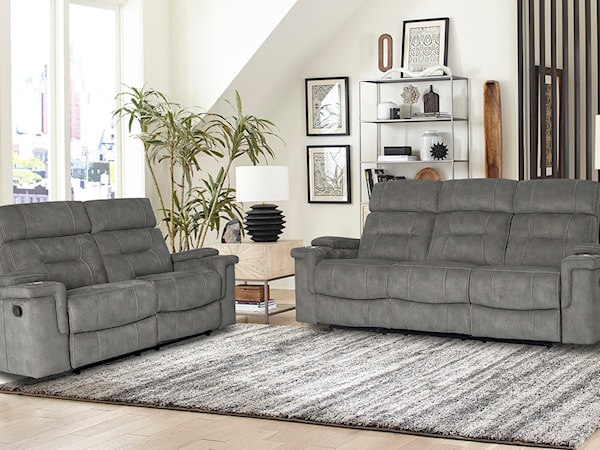 Sofa and Loveseat Set