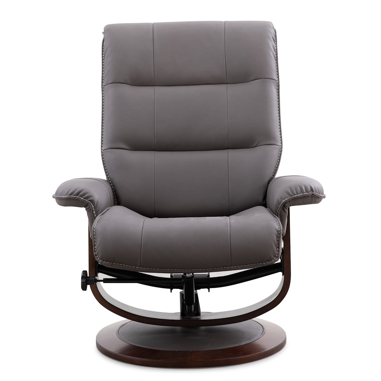 Parker Living Knight Manual Reclining Swivel Chair and Ottoman
