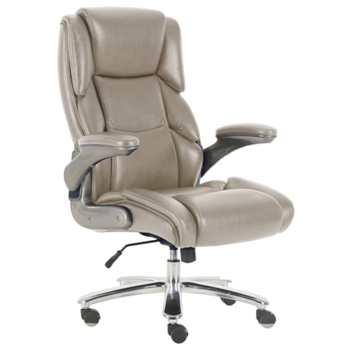 Casual Heavy Duty Desk Chair with Flip Up Arms