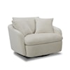 Parker Living Boomer - Utopia Sand Swivel Accent Chair