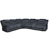 Carolina Living Bolton 6 Piece Reclining Sectional and Console