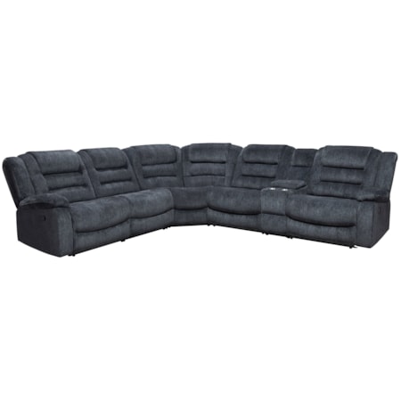 Manual Reclining Sectional Sofa