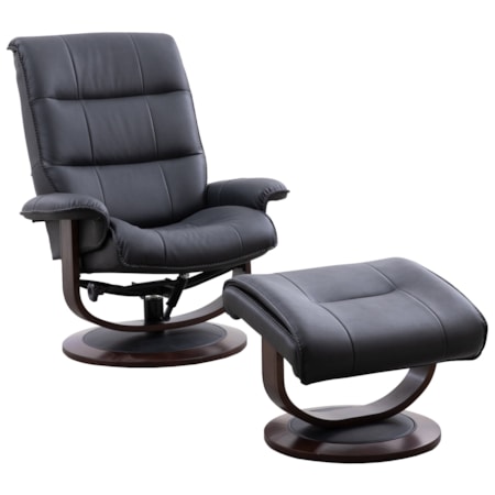 Swivel Chair and Ottoman