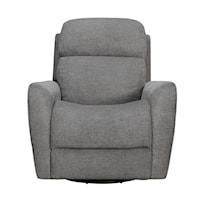Casual Cordless Power Recliner with Swivel-Glider Base