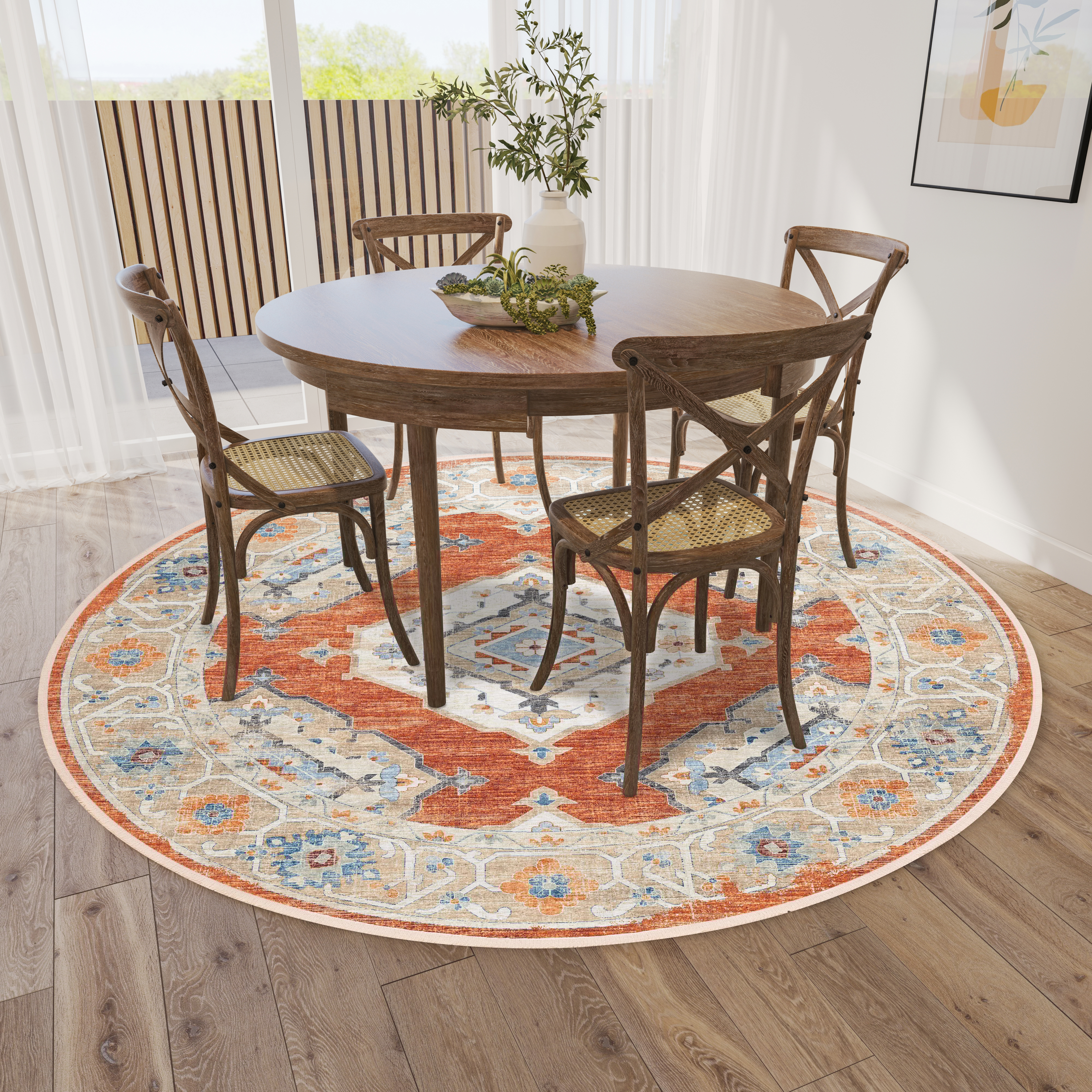 8' Round Rug