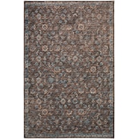 6' Round Brown Rug