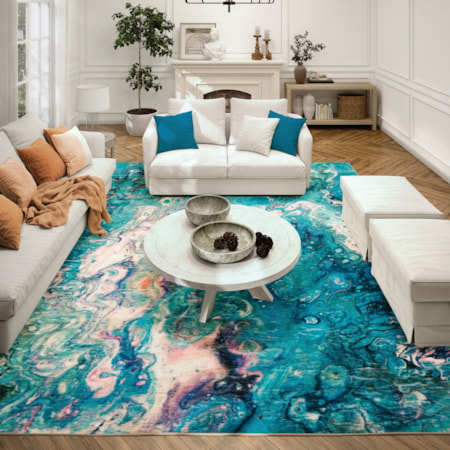 8&apos; Round Rug