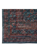 Dalyn Jericho 18"x18" Corner Sample Red Rug