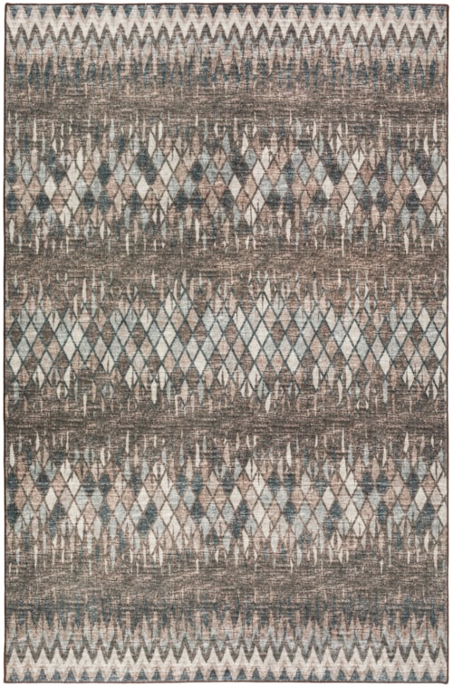 4' Round Brown Rug