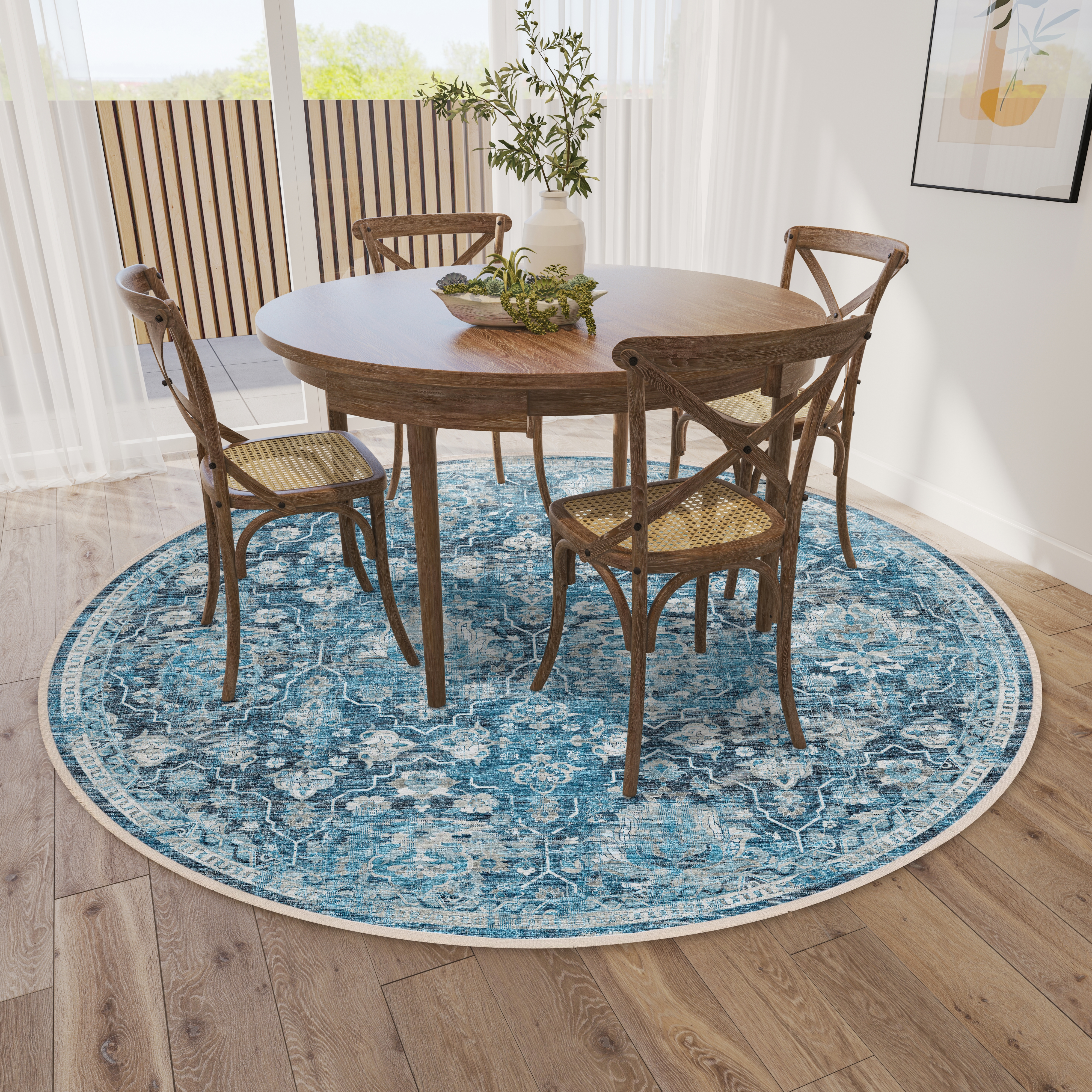 6' Round Rug