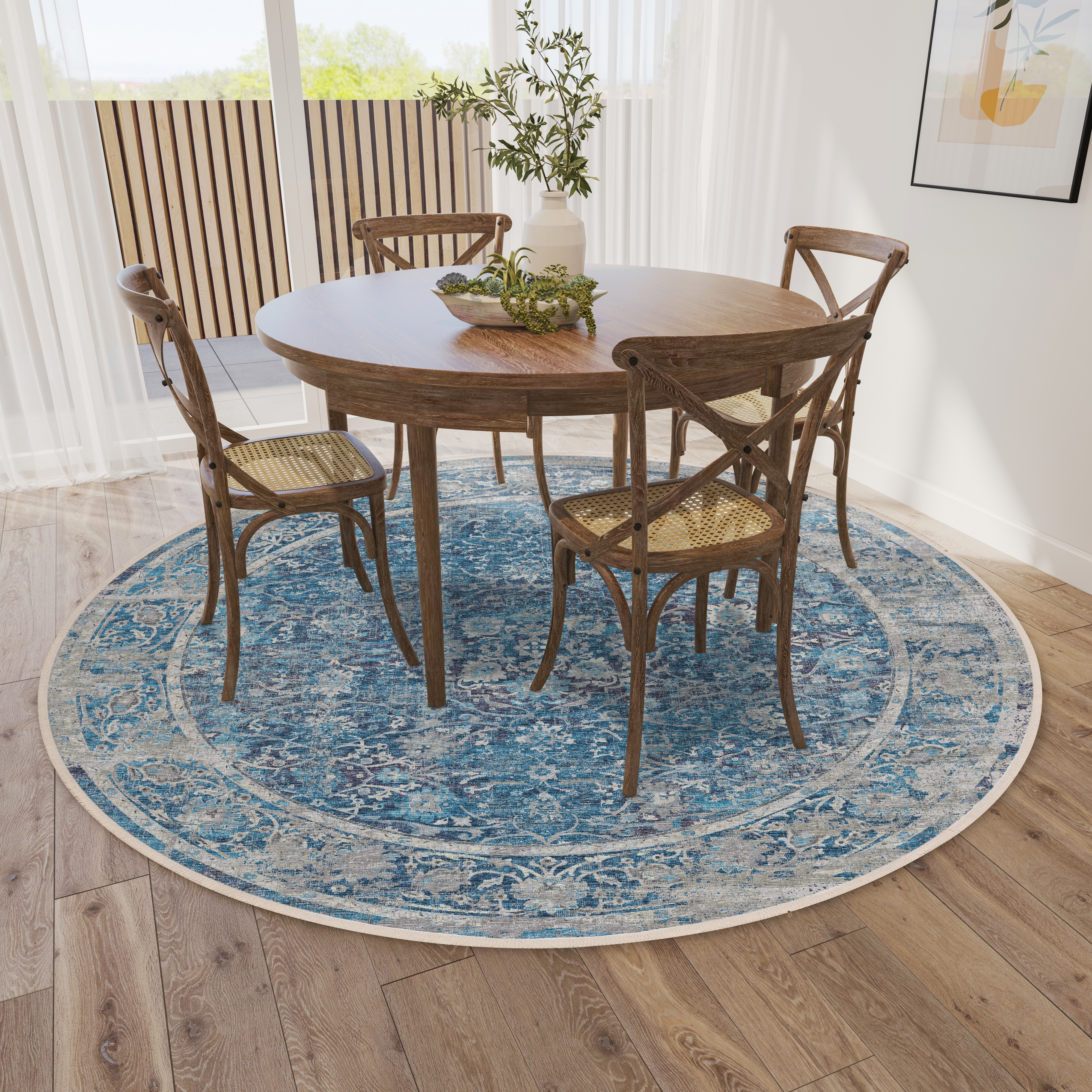 4' Round Rug