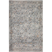 10' Round Gray Rug