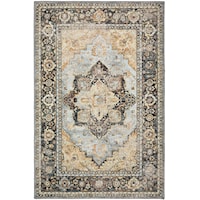 18"x18" Corner Sample Gray Rug