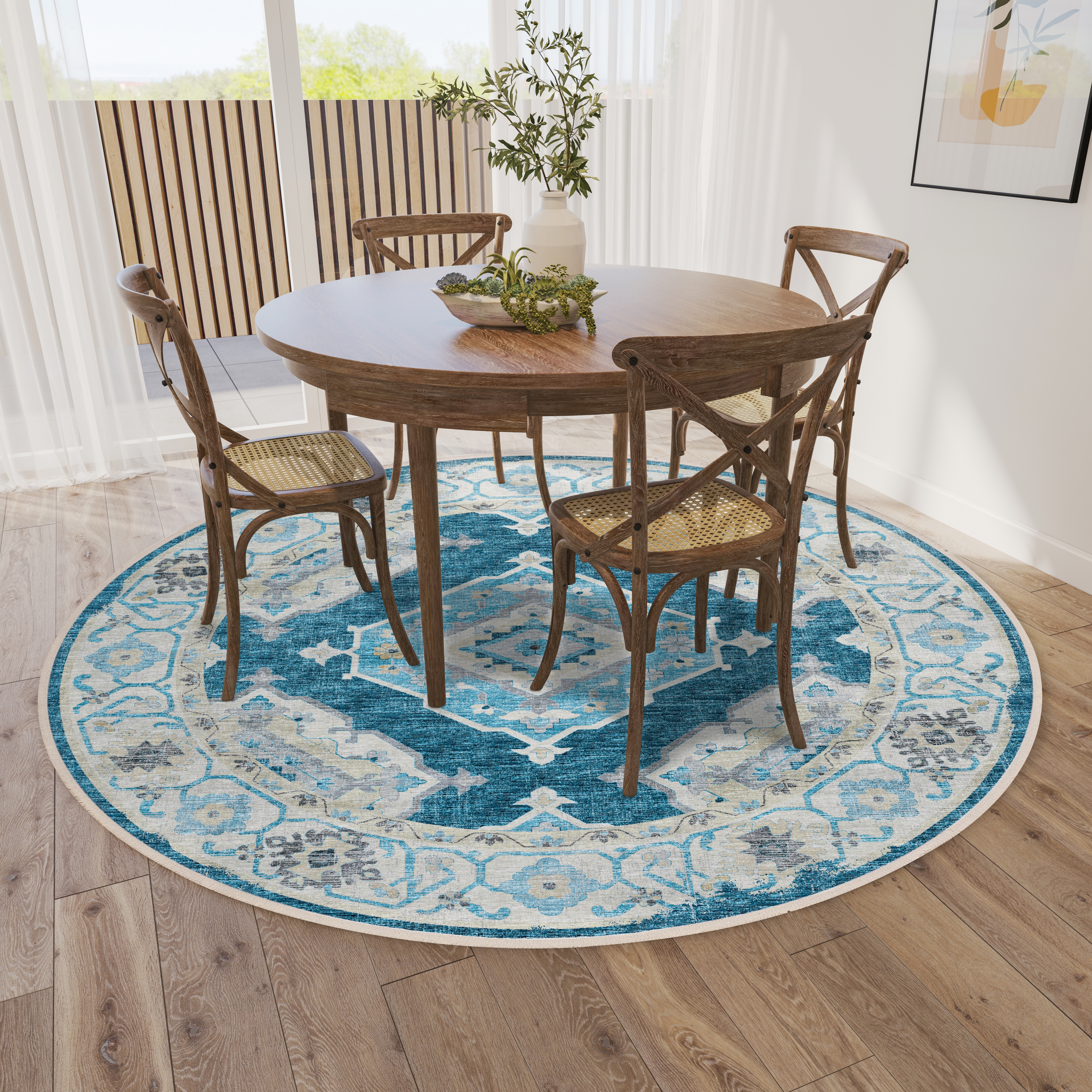 6' Round Rug