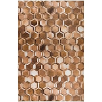 18"x18" Corner Sample Brown Rug