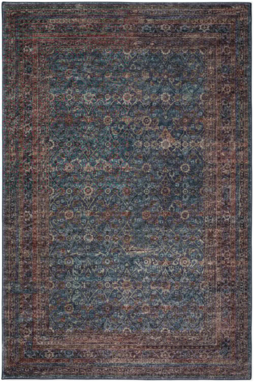 2'6"x10' Blue Rug
