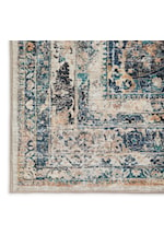 Dalyn Jericho 4' Round Blue Rug