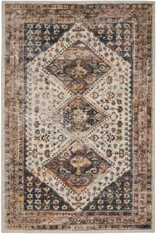 4' Round Mocha Rug
