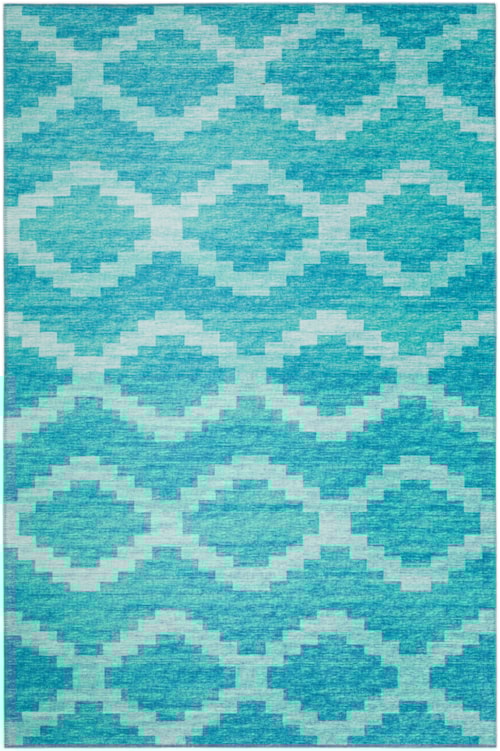 5'x7'6" Blue Rug