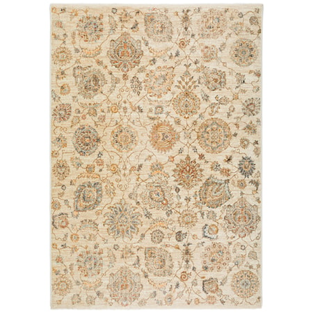 Bergama BE5 Ivory 18" x 18" Corner Sample