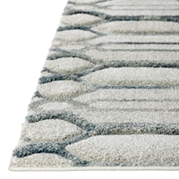 18" x 18" Corner Sample Gray Rug