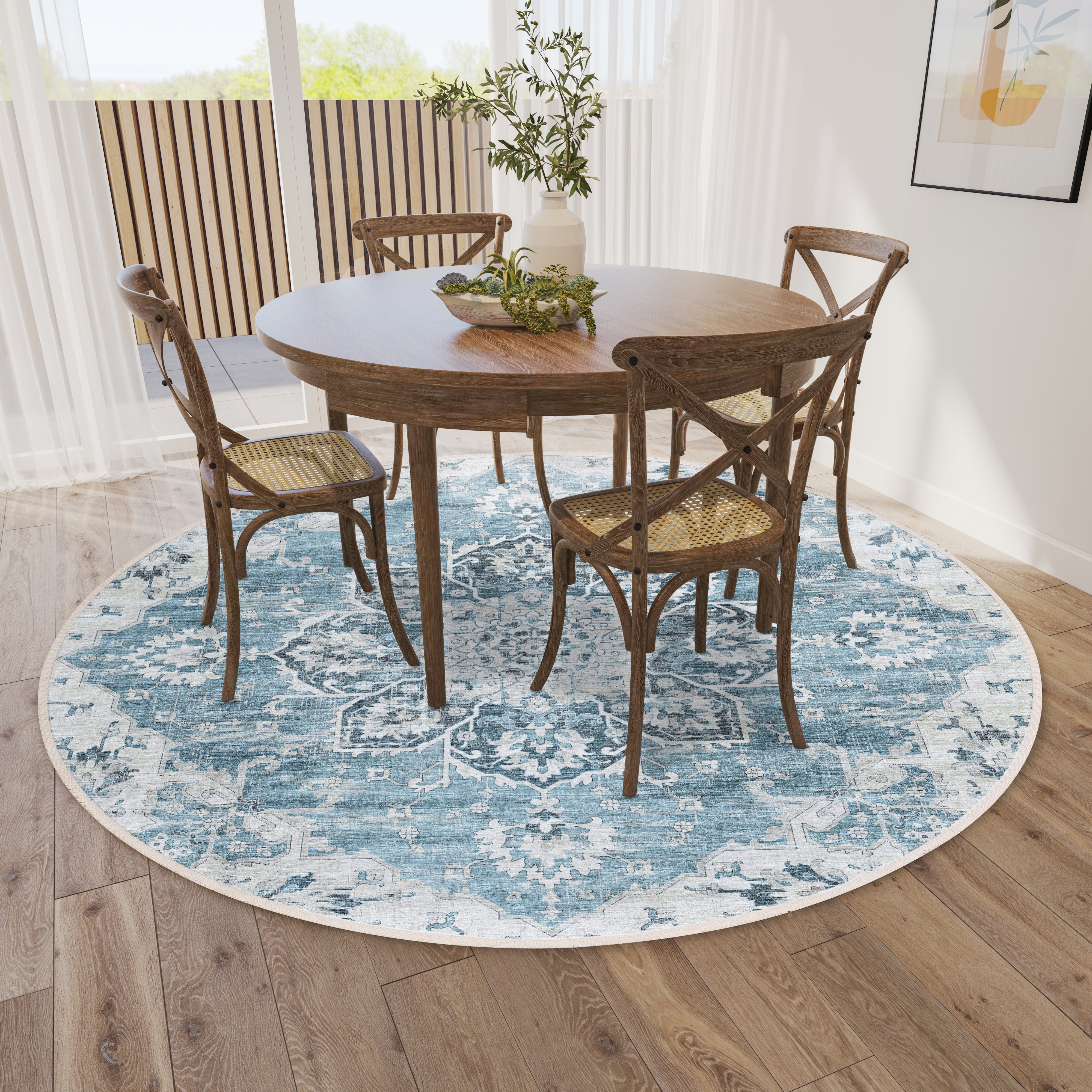 4' Round Rug