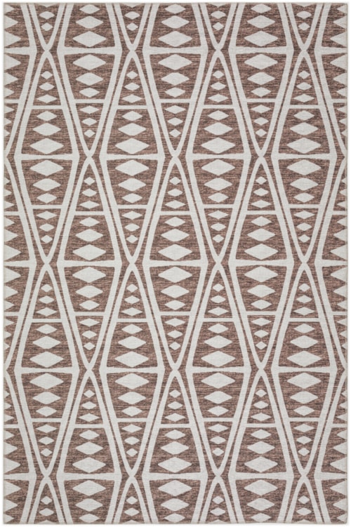 2'3"x7'6" Brown Rug