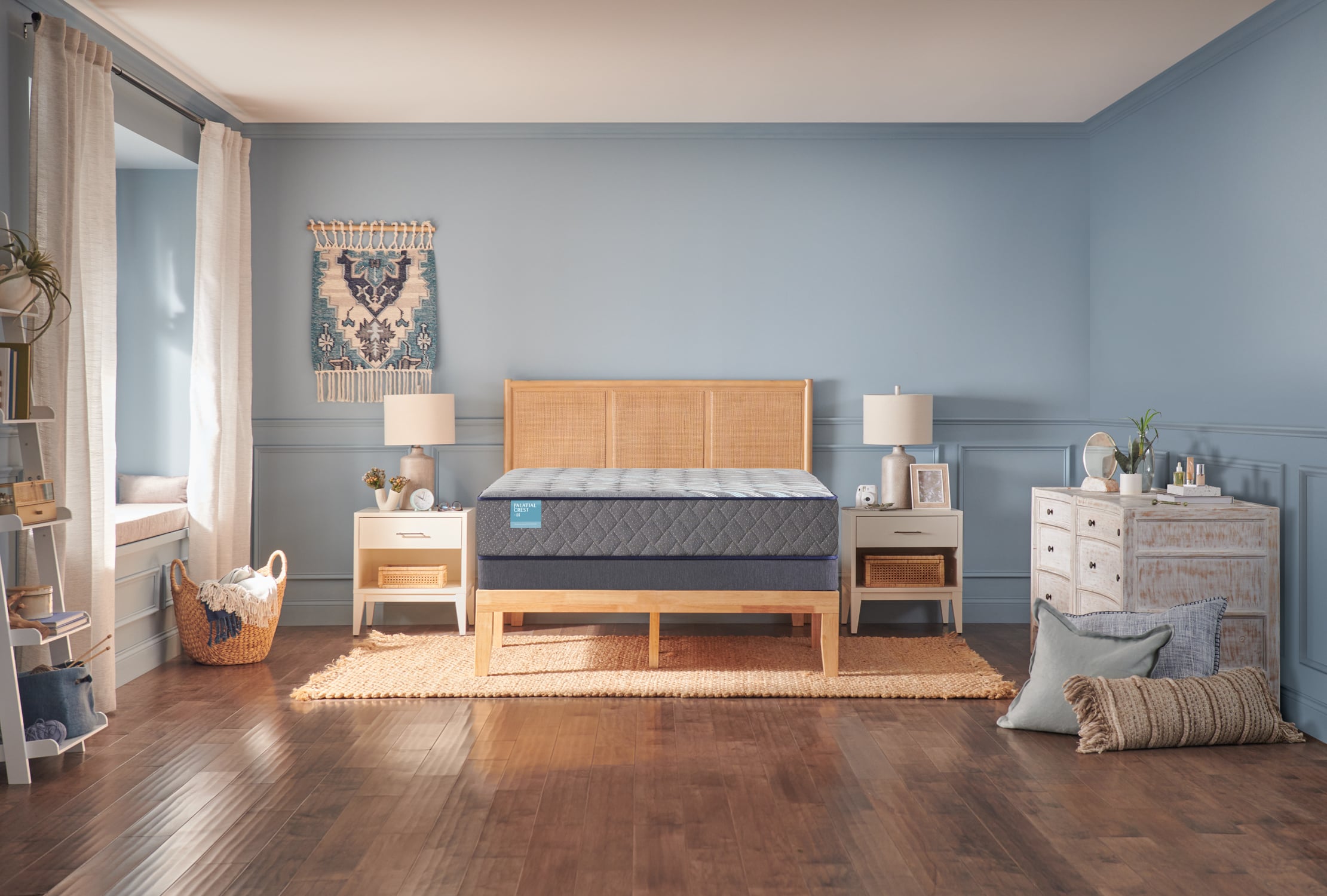 Sealy Palatial Crest S6 Cathedral Cove Firm TT CA King Mattress