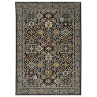 7'10" X 10'10" Brown Rectangle Rug