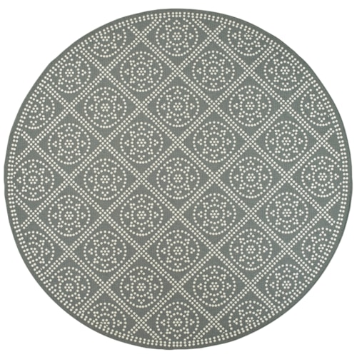 7'10" X  7'10" Round Rug