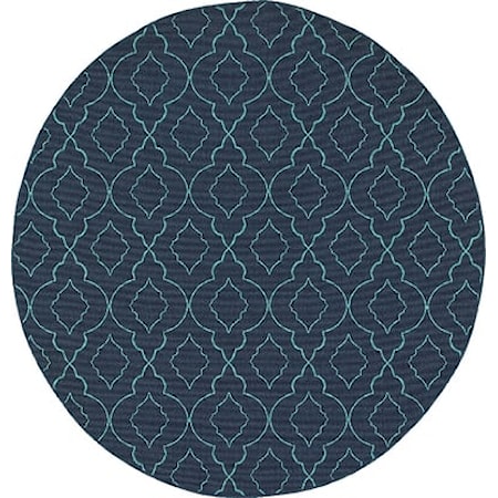 7&apos; 10&quot; Round Area Rug