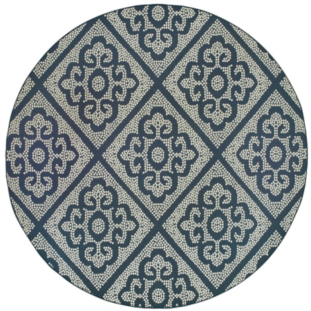 7'10" X  7'10" Round Rug