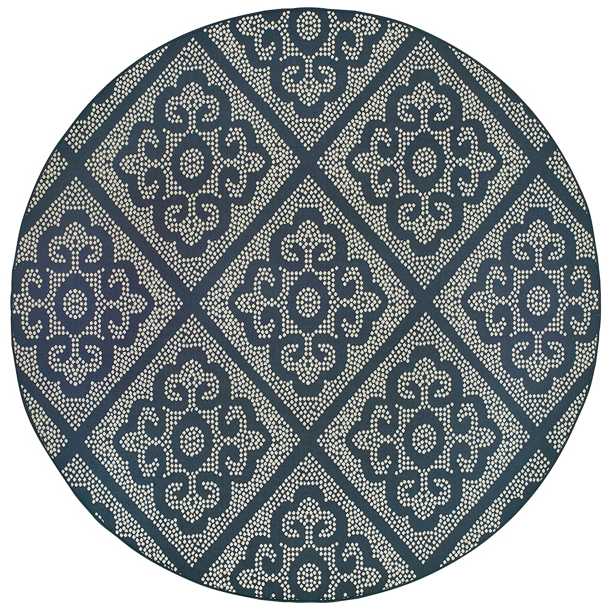 Oriental Weavers Marina 7'10" X  7'10" Round Rug