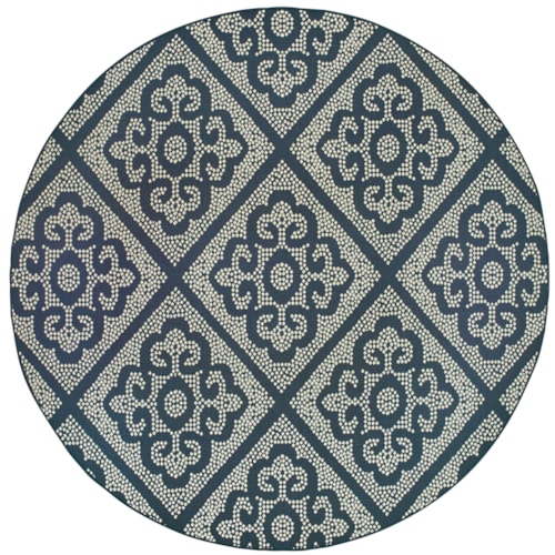 7'10" X  7'10" Round Rug