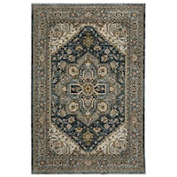 7'10" x 10'10" Red/ Blue Rug