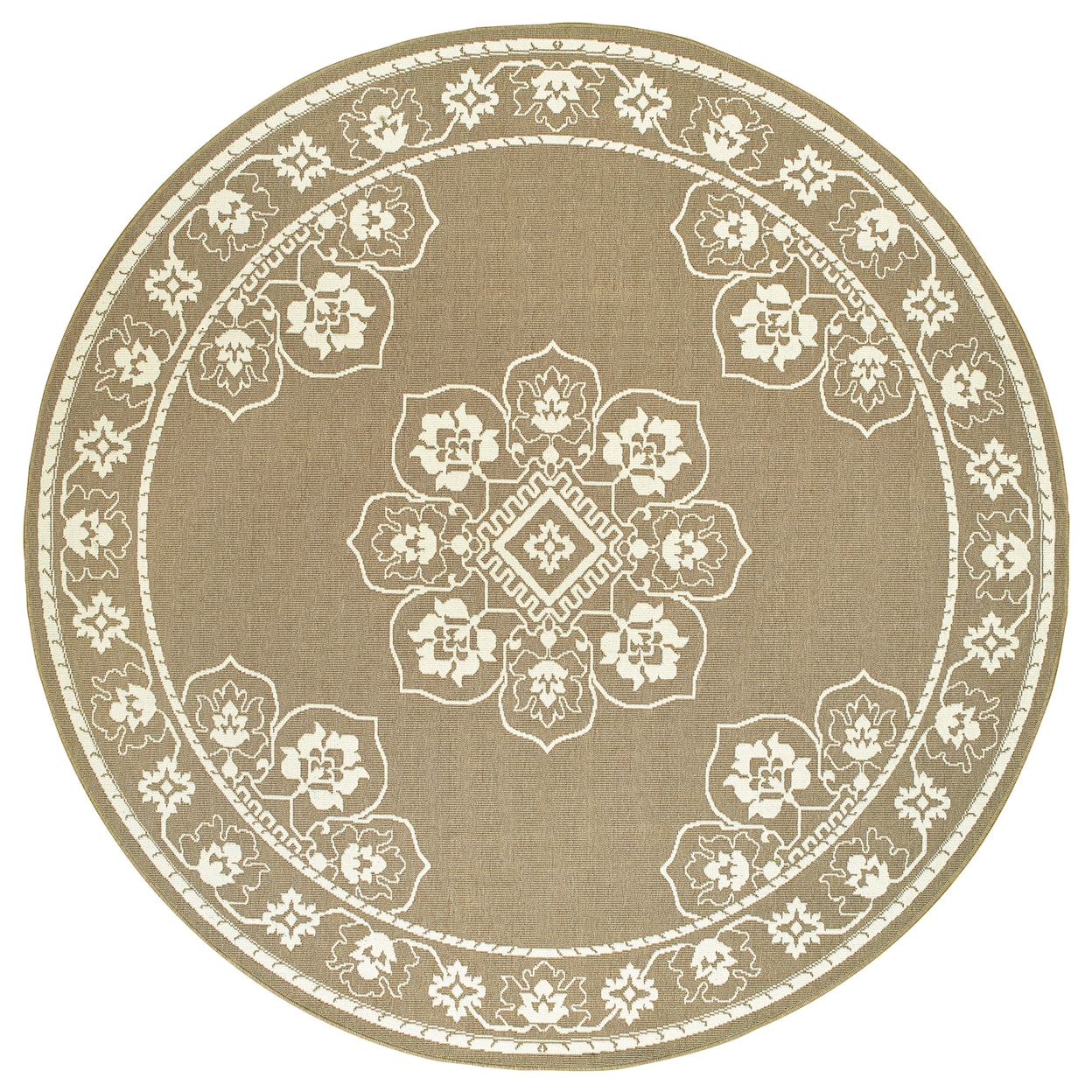 Oriental Weavers Marina 7'10" X  7'10" Round Rug