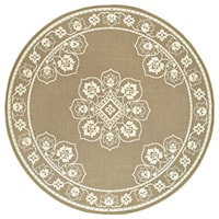 7'10" X  7'10" Round Rug