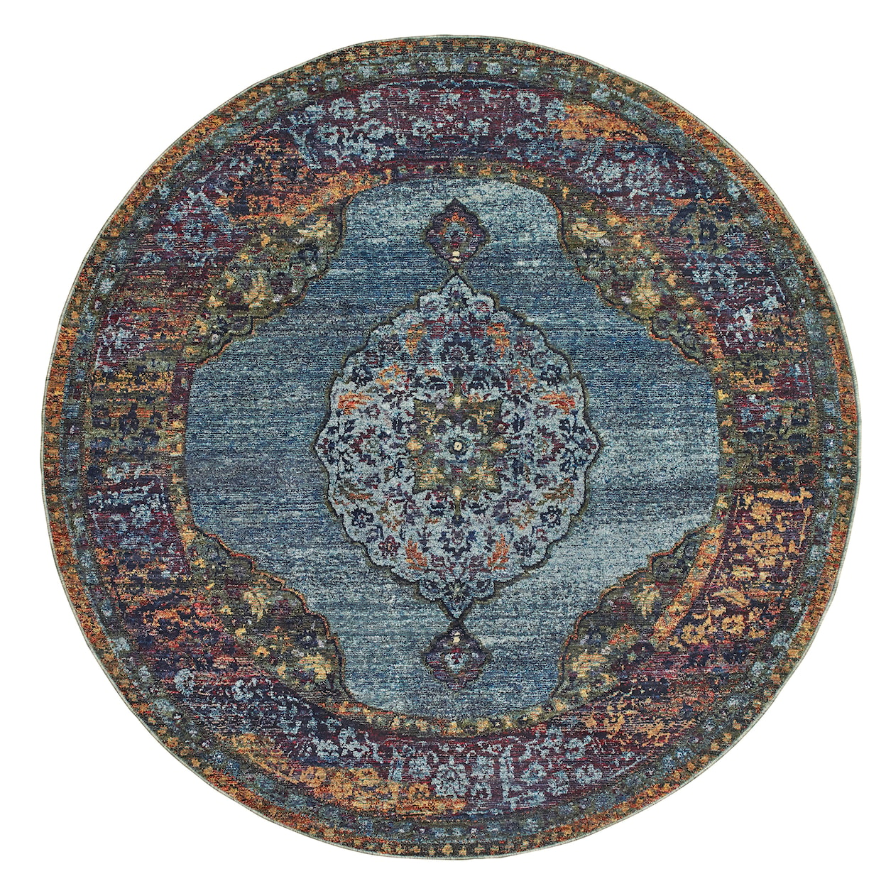 Oriental Weavers Andorra 7'10" Round Rug