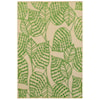 Oriental Weavers Cayman 6' 7" X  9' 6" Outdoor Sand/ Green Rectangle