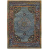 OW Andorra 5' 3" X  7' 3" Traditional Blue/ Multi Recta