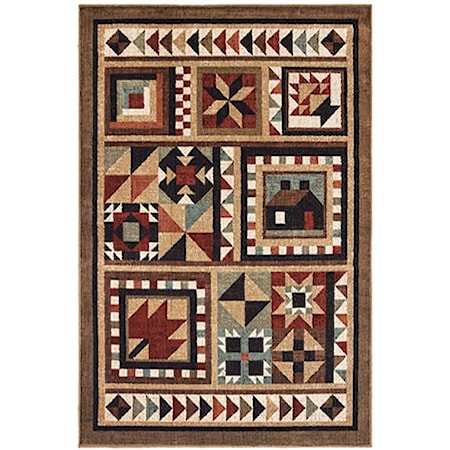 5' 3" X  7' 3" Rectangle Rug