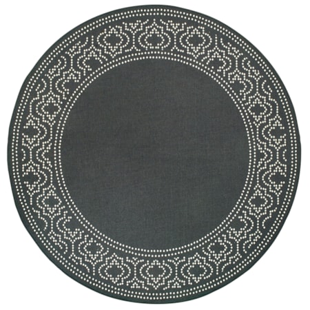 7'10" X  7'10" Round Rug