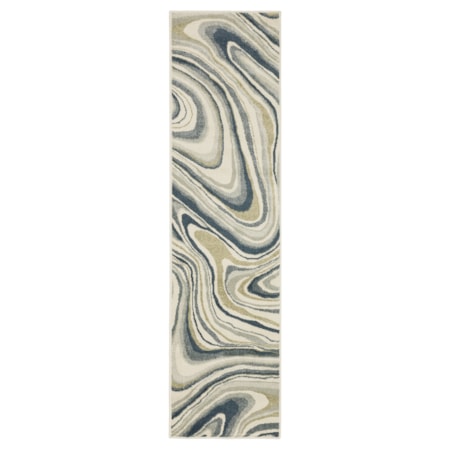 1'10" X  7' 3"  Rug